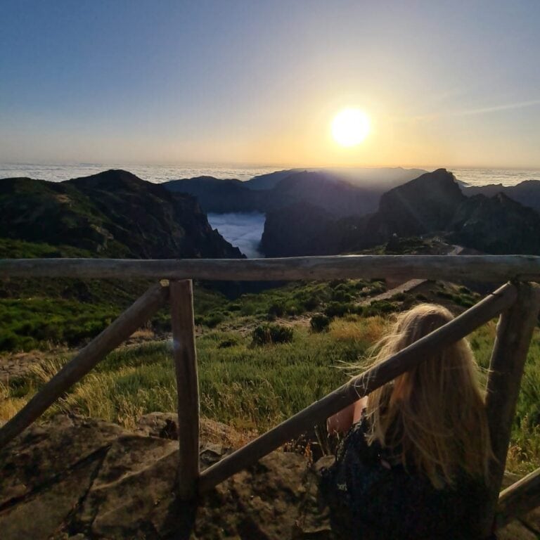 Bild von Sonnenuntergang auf Madeira, Pico do Arieiro