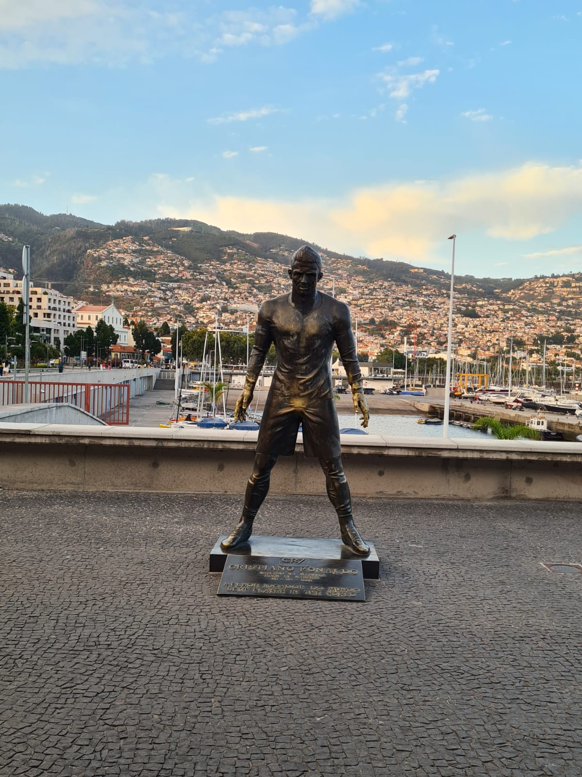 CR7 Statue in Funchal - Madeira